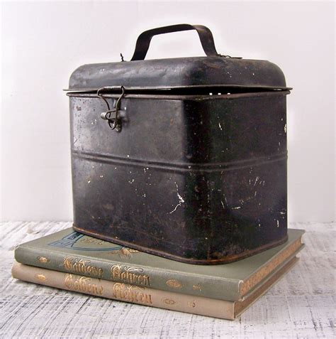 china metal tin lunch box|antique lunch boxes metal.